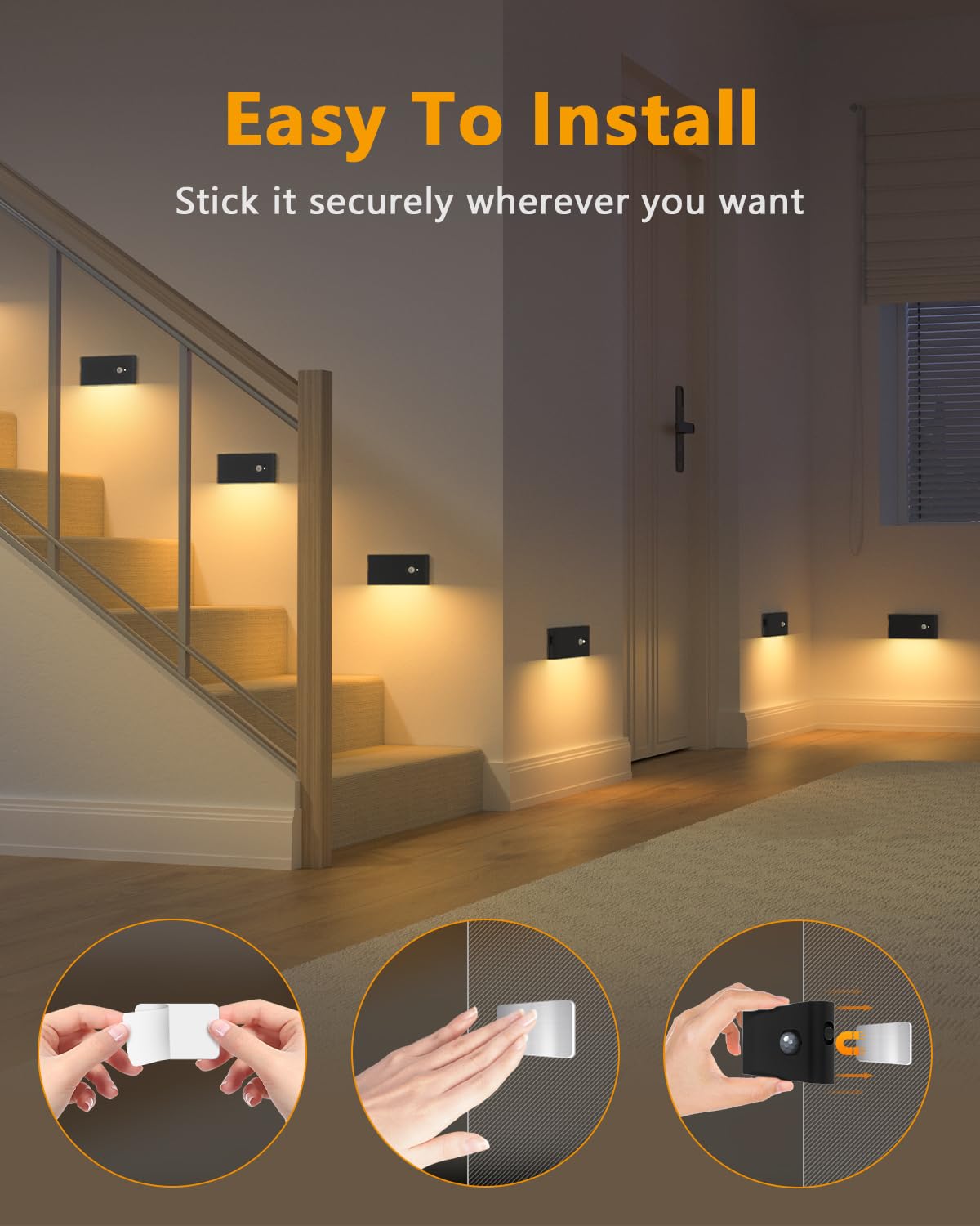 WILLED always-on night light provides steady illumination for longer use.