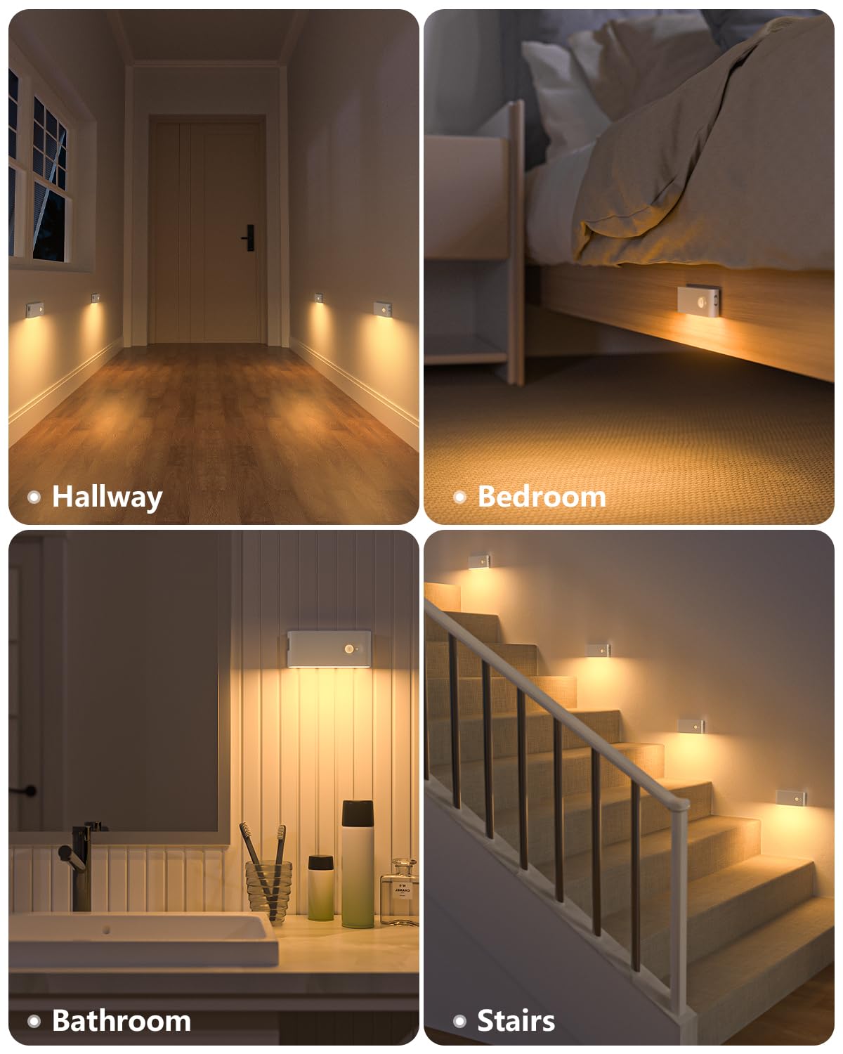 WILLED battery-operated night light uses motion to guide you in darkness.