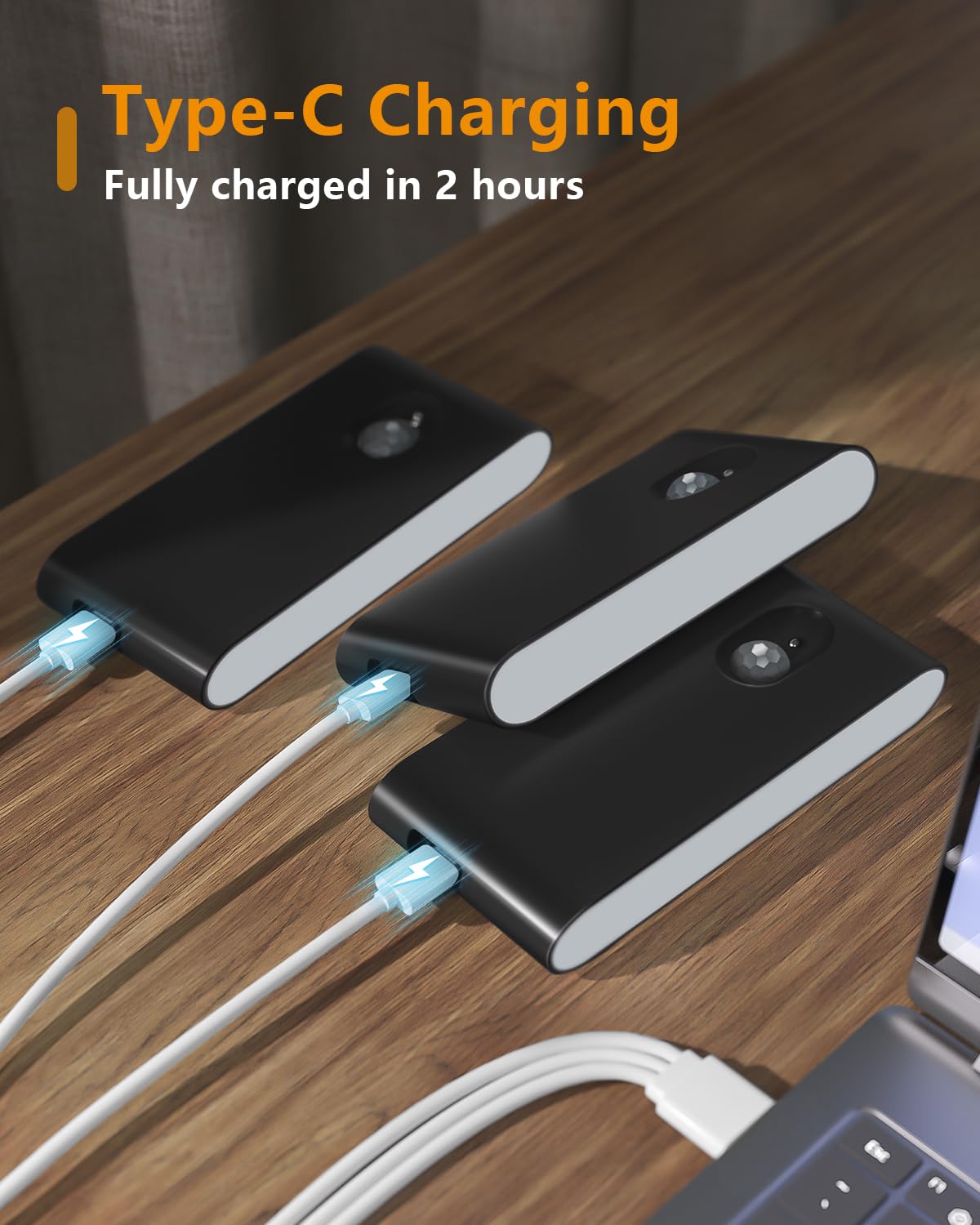WILLED magnetic stick-on night light mounting on metal surface