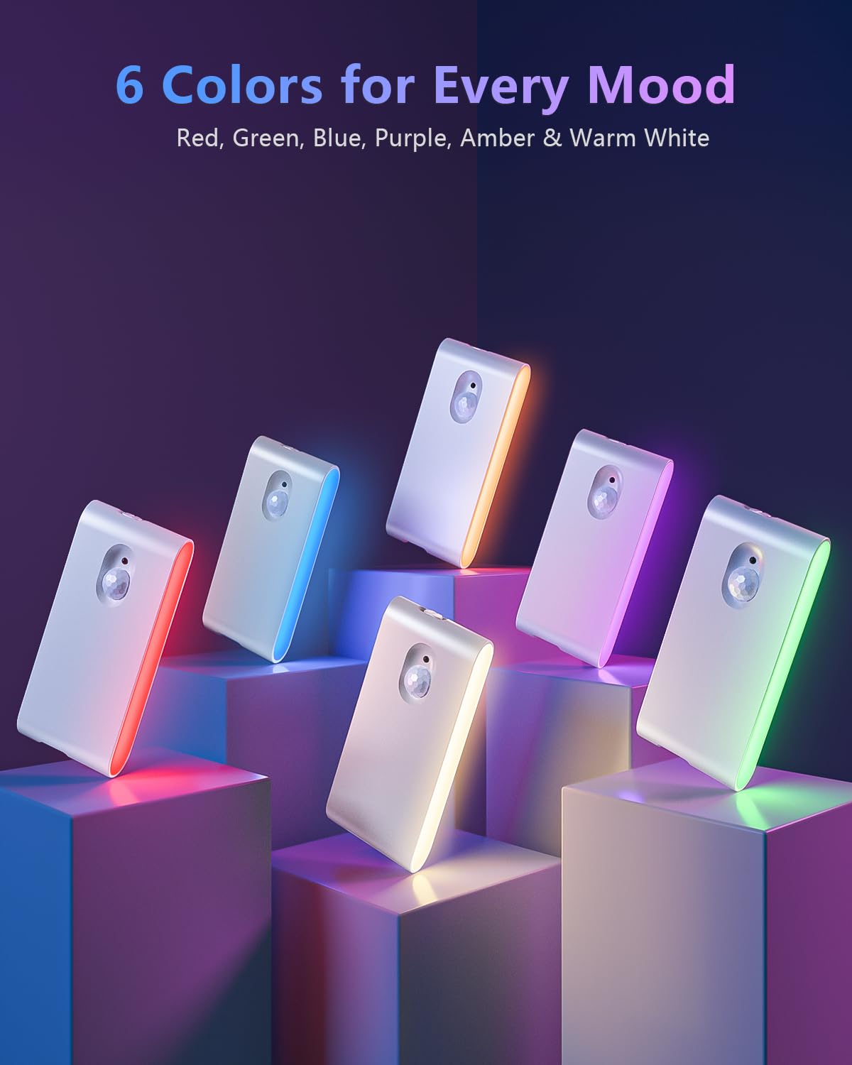 WILLED motion sensor night light auto-activates with motion in low light