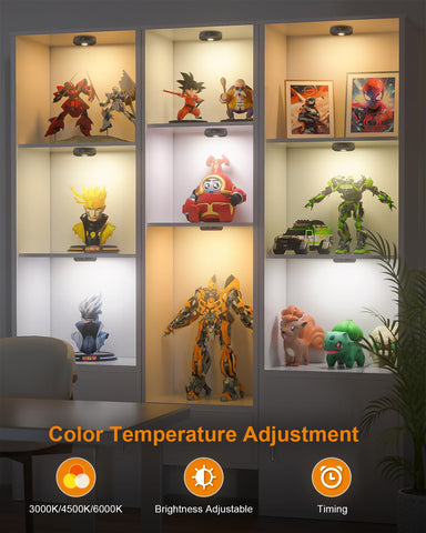 WILLED puck light showing 3000K-6000K color temperature options