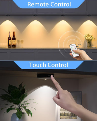 WILLED puck lights cool white 6000K mimic daylight for tasks.