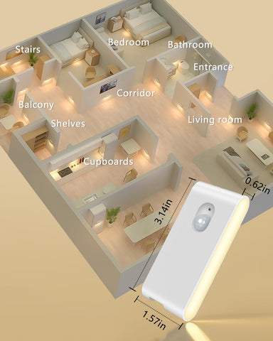 WILLED bedroom night light suitable for ambient nighttime lighting.