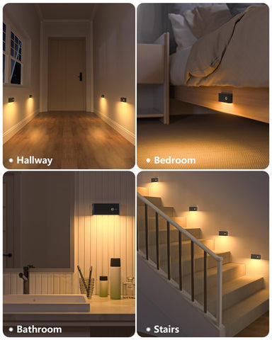 WILLED stair lights 2700k-warm-white-glow creates cozy, non-glare lighting.