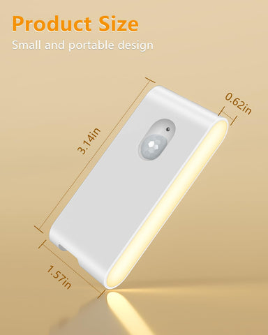 WILLED versatile light suitable for stairs, hallways, bathrooms, and closets.