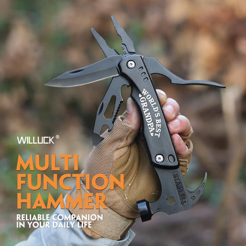 WILLUCK Bottle opener and pliers in one versatile tool for outdoor tasks.