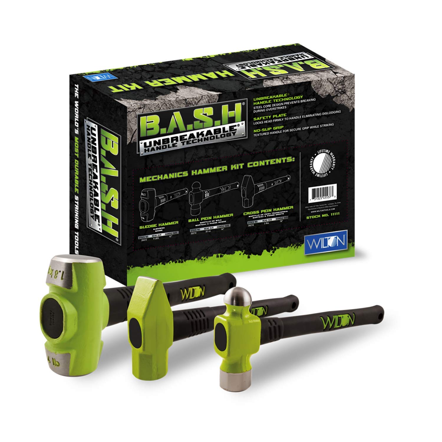 Wilton B.A.S.H sledge hammer with 12-inch head for powerful demolition