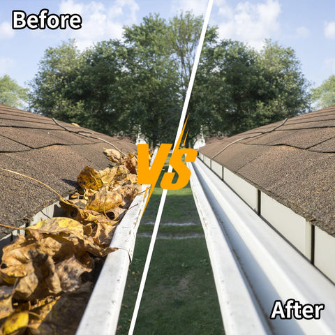 WIN&YING leaves and debris removal in action for efficient cleaning.