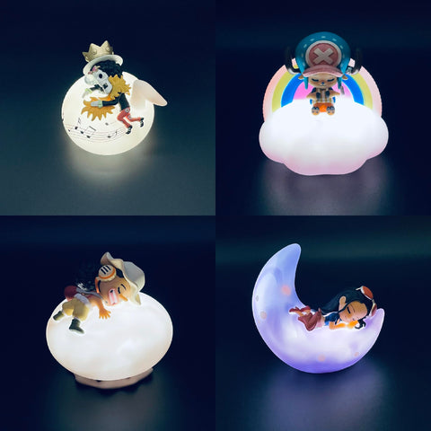 Win Main One Piece nightlight Brook for playful desk glow.