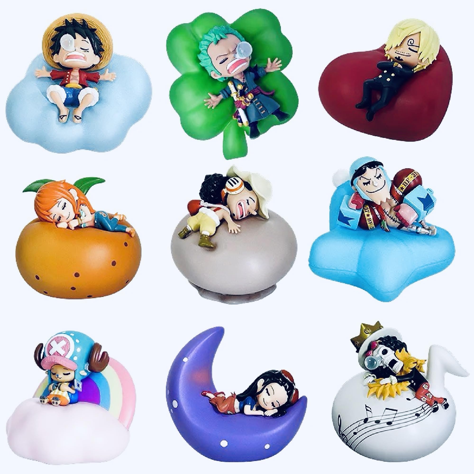 Win Main One Piece nightlight Nami brightening shelves with character.