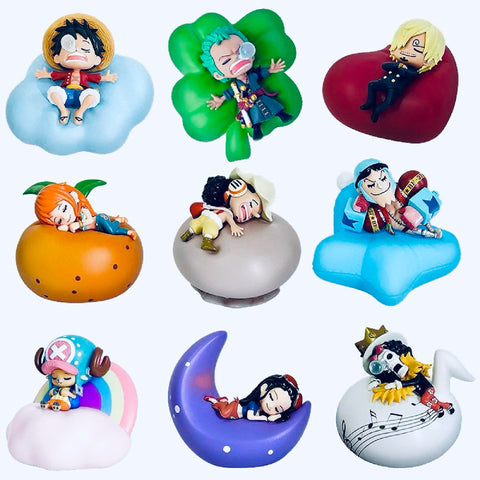 Win Main One Piece nightlight Nami brightening shelves with character.