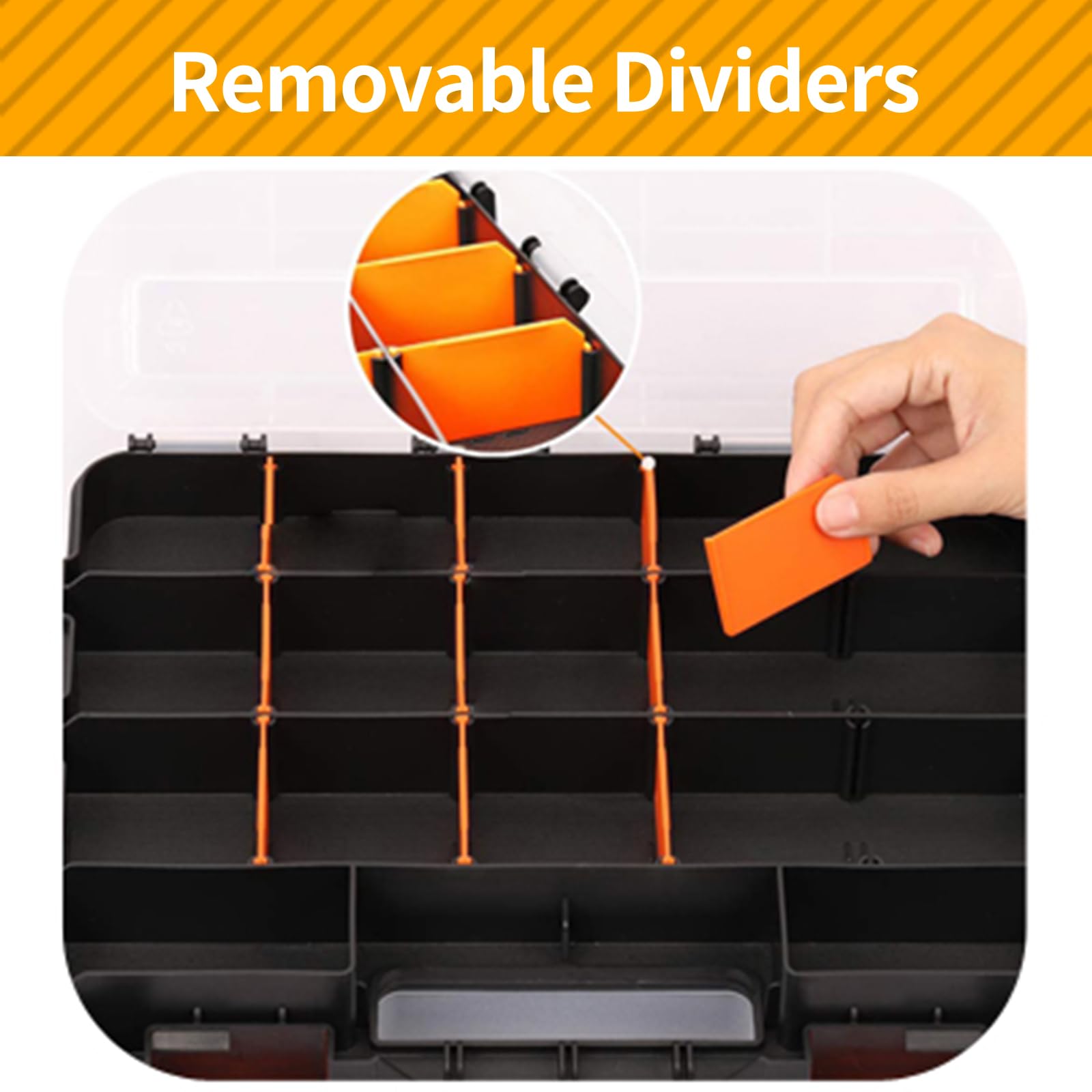 WIN&YING durable plastic construction withstands heavy tools and frequent handling at home or shop