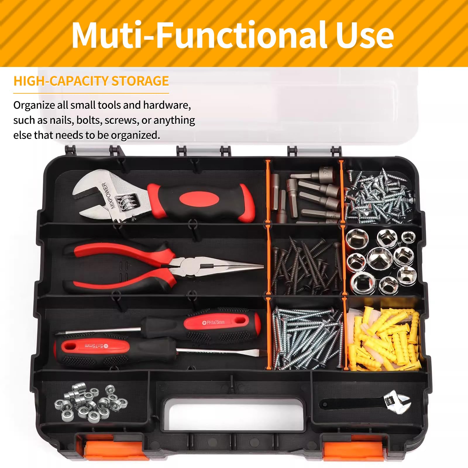 WIN&YING portable and stackable design supports on-the-go projects and clutter-free workspaces