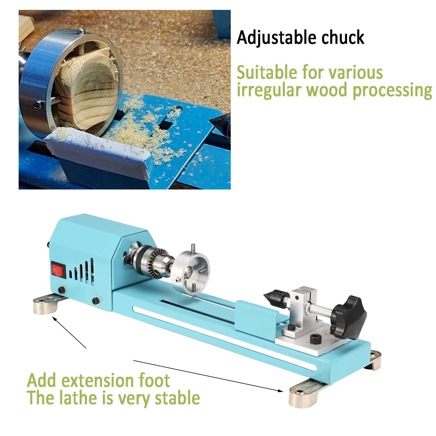 Winbomgo mini lathe grinding and polishing for finished surfaces.
