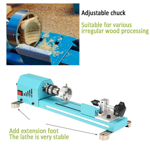 Winbomgo mini lathe grinding and polishing for finished surfaces.