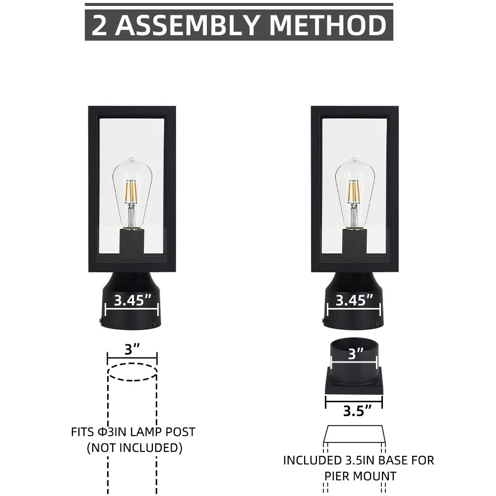 Windben Post Light shows LED compatibility for energy-efficient brightness