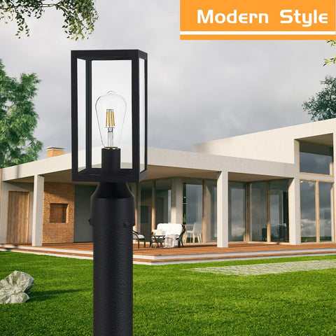 Windben Post Light packaging with lamp, base, and manual