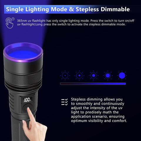 WINDFIRE UV light reveals fluorescent minerals and uranium glass safely.