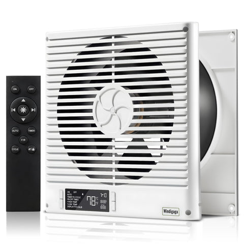 Windigaga 8-inch room-to-room fan for balanced airflow between rooms.