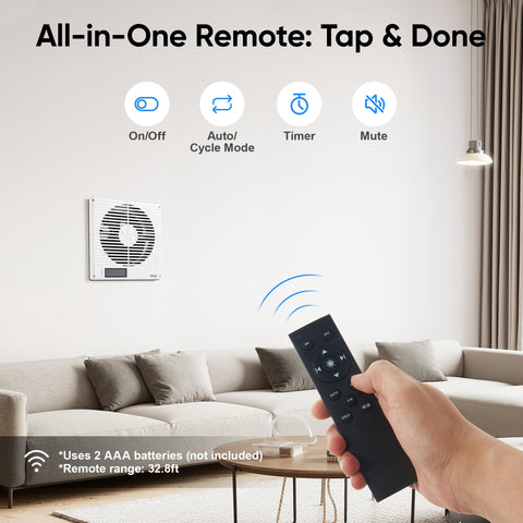 Windigaga reversible airflow enables seasonal room air circulation.