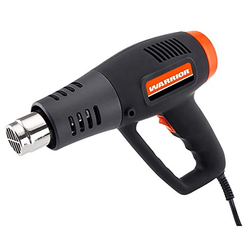 WindowTint Warrior 1500W heat gun for precise window film shaping on curved automotive glass.