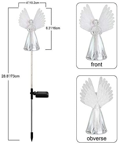 Windpnn 2-pack angel garden lights for convenient memorial displays.