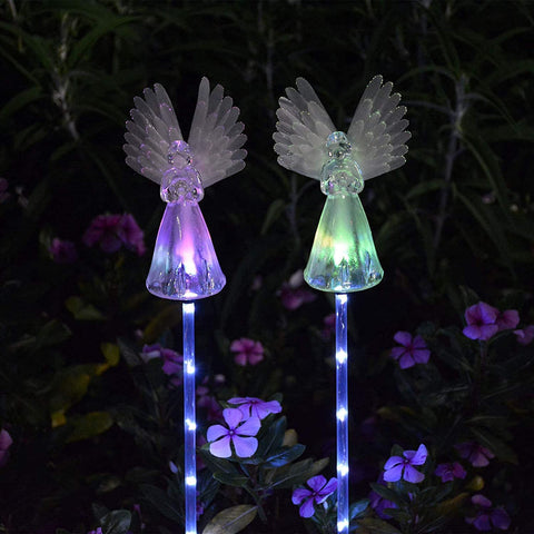 Windpnn upgraded solar panel angel light delivers longer daytime charging.