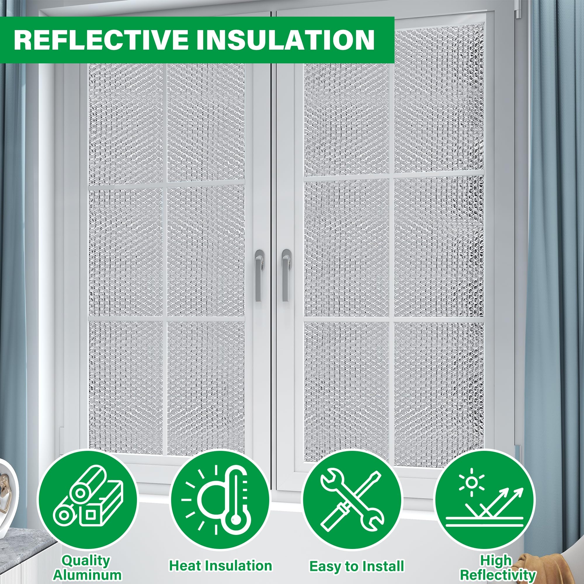 Winemana home windows shield protects interior from sun while preserving airflow.