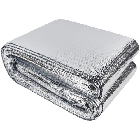 Winemana window insulation roll laid flat showing multi-layer reflective film for heat reduction and cooler spaces.