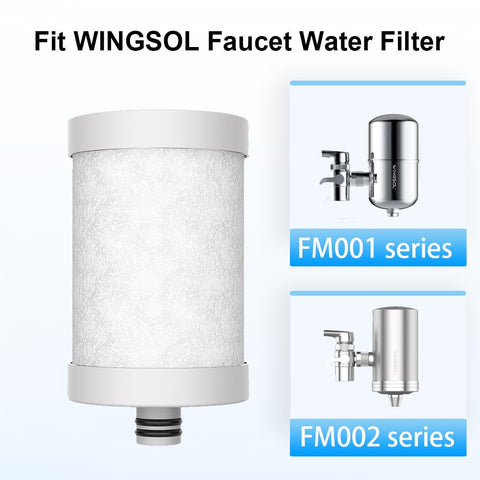 WINGSOL PAC filter cartridge close-up, high-flow filtration for clean water.