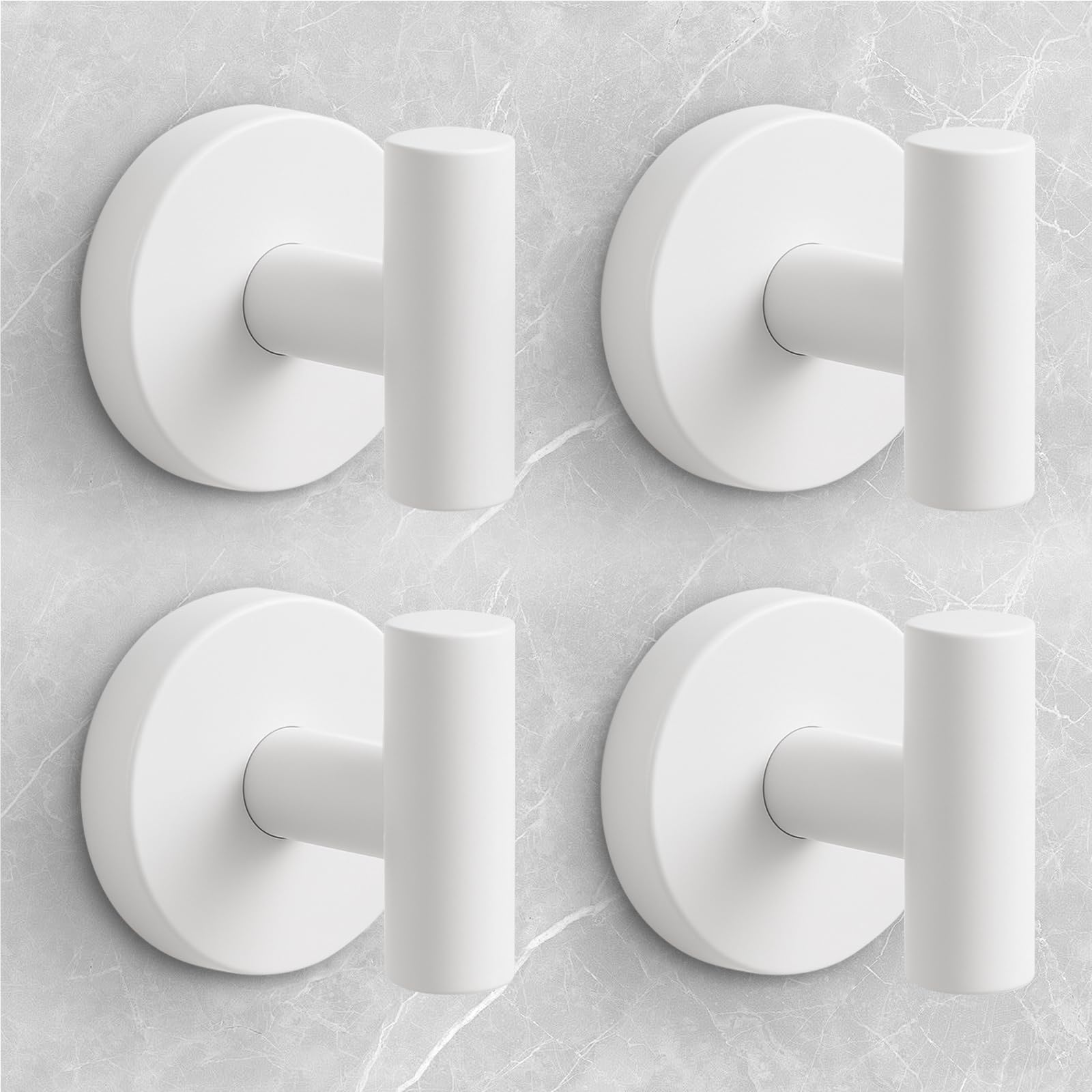 WingWider shower hooks for inside shower with strong suction for secure towel hanging.