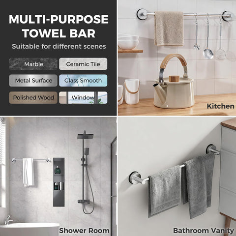 WingWider 3 inch gap promotes fast towel drying and air circulation.