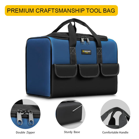 WINHUNT Large Tool Bag exterior pockets provide quick access to essentials.
