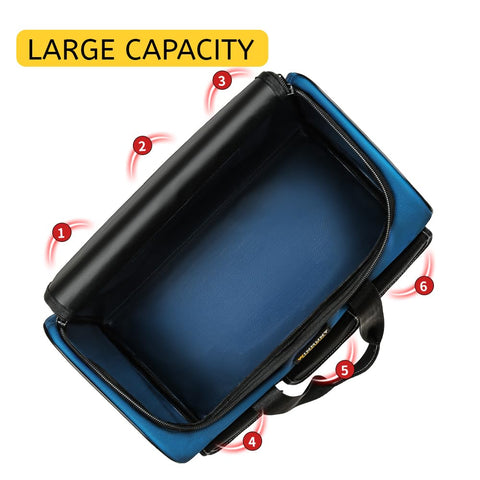 WINHUNT Large Tool Bag inner pocket secures specialty tools safely.
