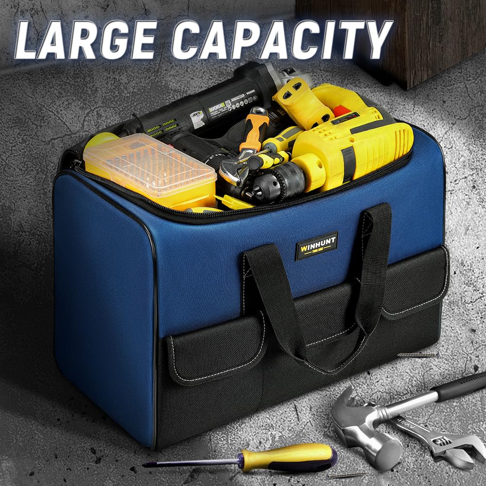 WINHUNT Large Tool Bag use cases for electricians and DIYers.