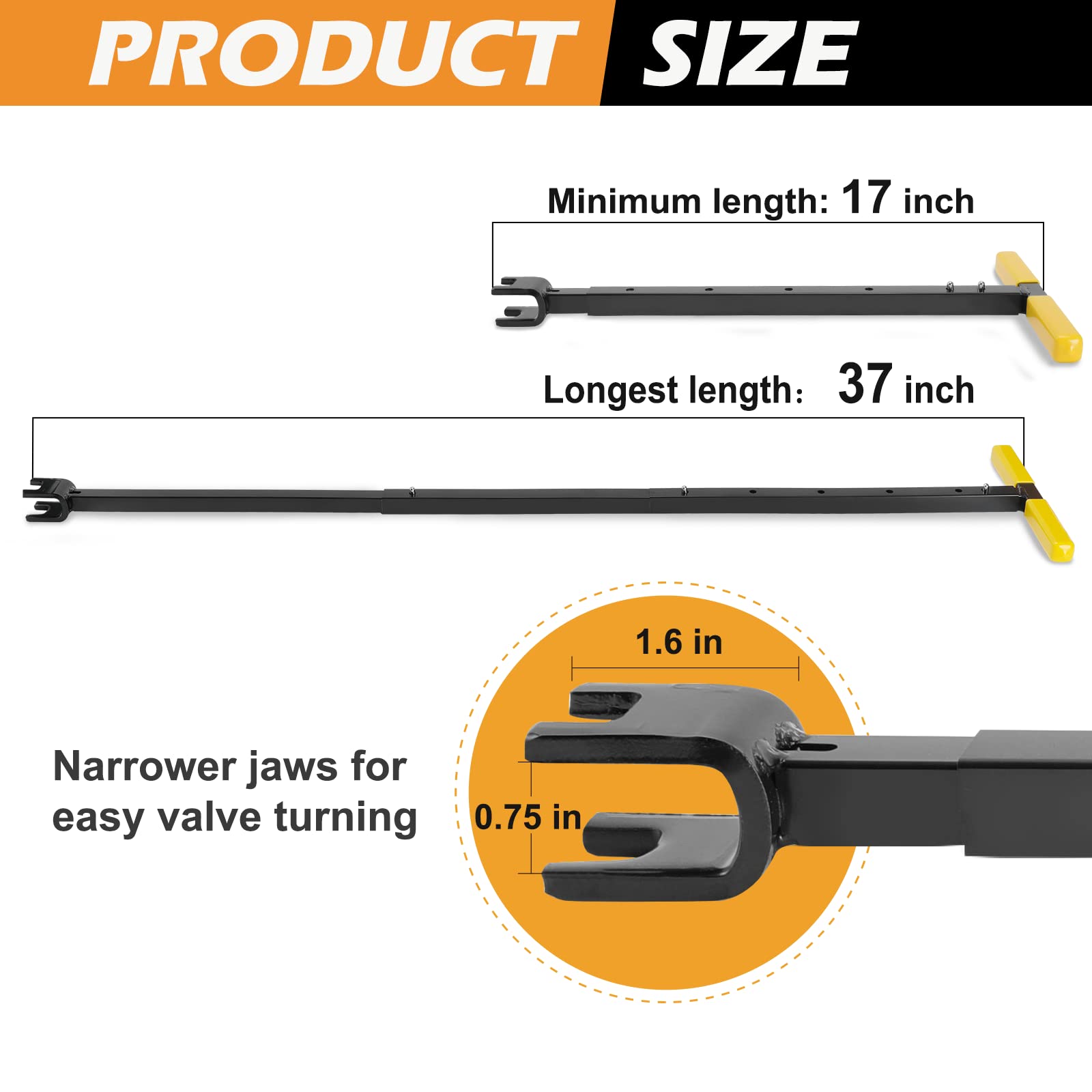 Winisok contractor-grade steel body withstands tough job-site use on valves