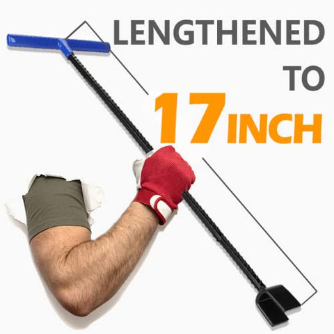 Winisok T-handle provides a comfortable, secure grip for reduced effort.
