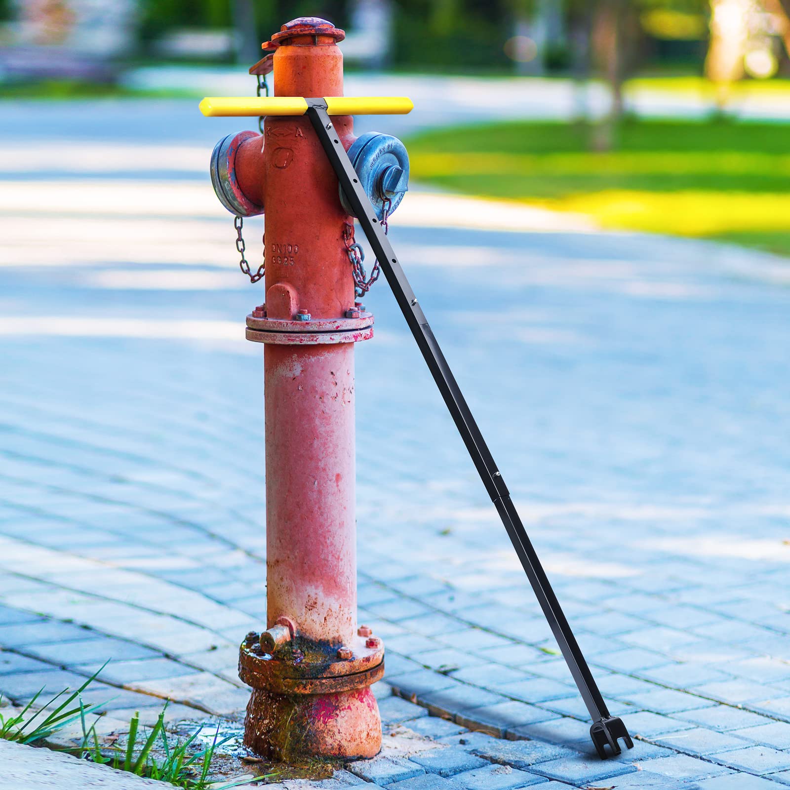 Winisok water meter key with ergonomic T-handle reduces hand strain