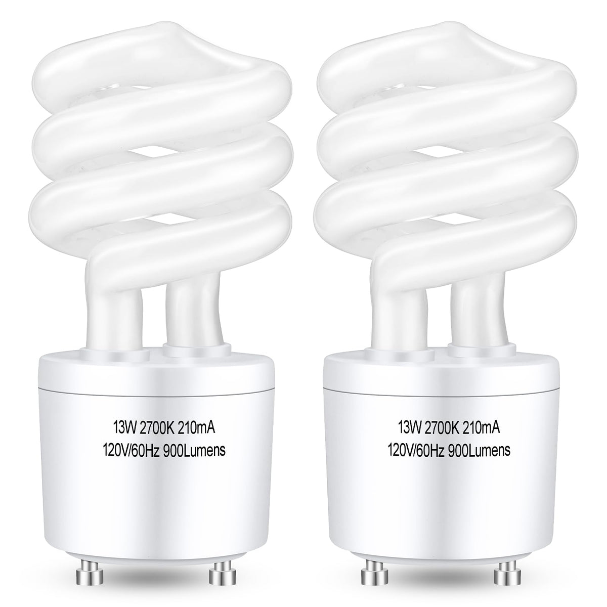 Winkcao GU24 base T3 spiral 13W bulb for energy-efficient home lighting