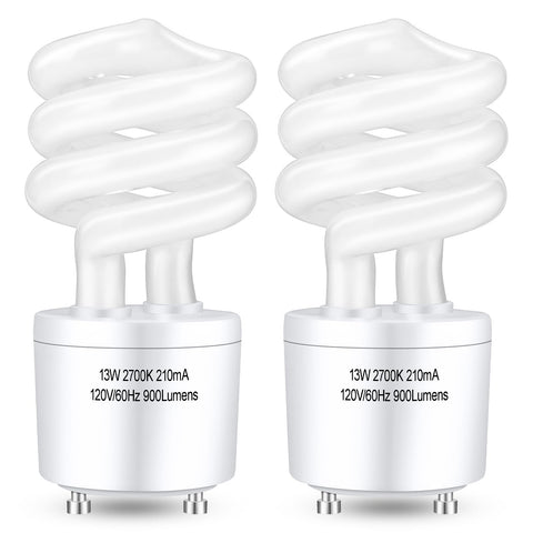 Winkcao GU24 base T3 spiral 13W bulb for energy-efficient home lighting