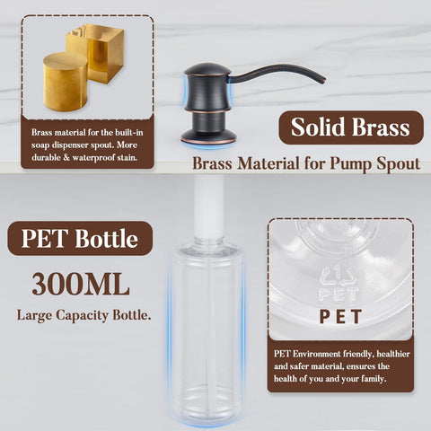 WINKEAR brass pump with 50,000 presses supports reliable operation