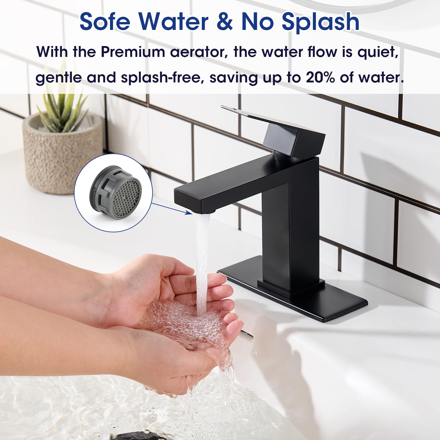 WINKEAR single-hole installation for quick DIY bathroom upgrades