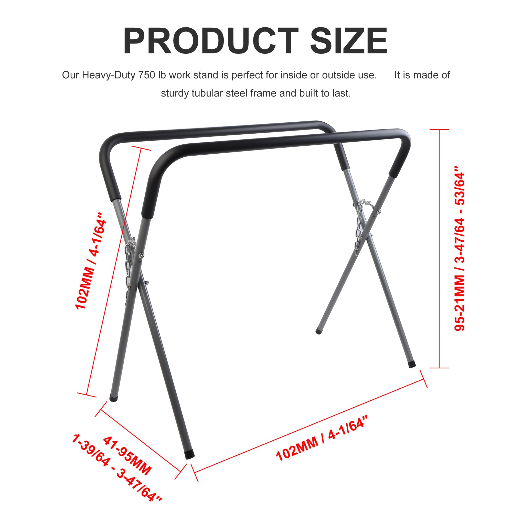 WINMAX easy mobility and flat folded storage for compact spaces