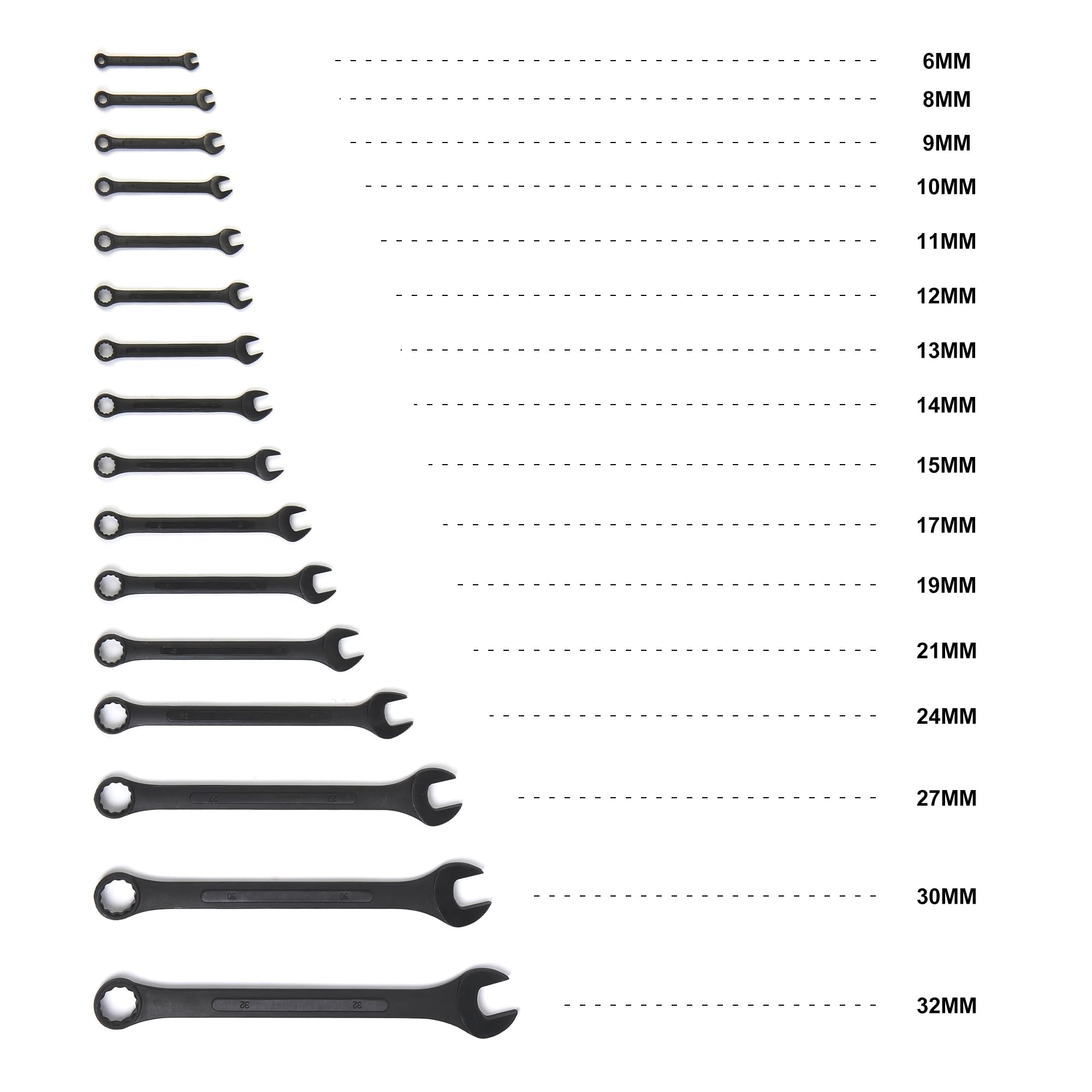 WINMAX metric wrenches 6–32 mm for versatile fastening tasks