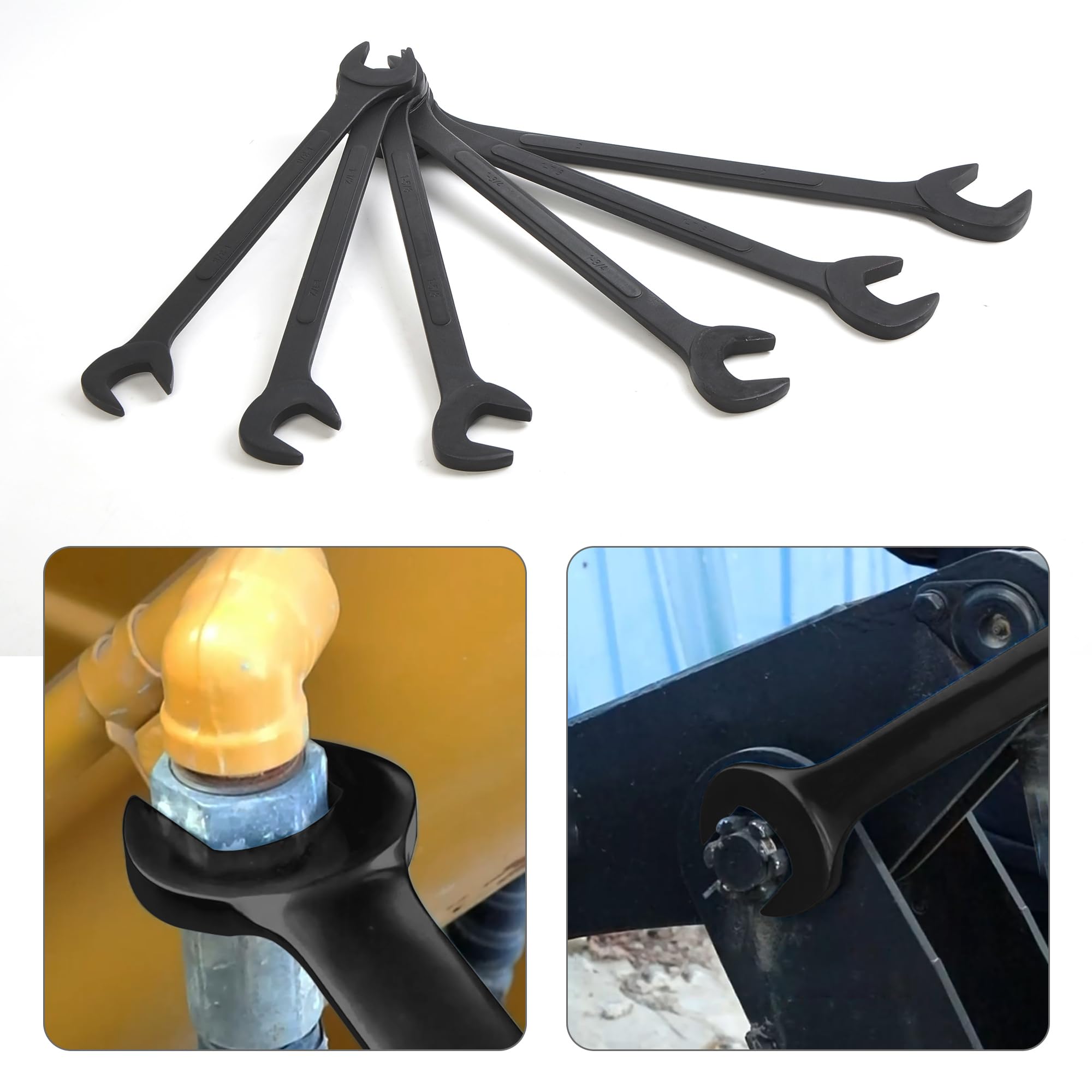 WINMAX Tools Automotive sizes 1-3/8 to 2 inch cover common SAE bolts.
