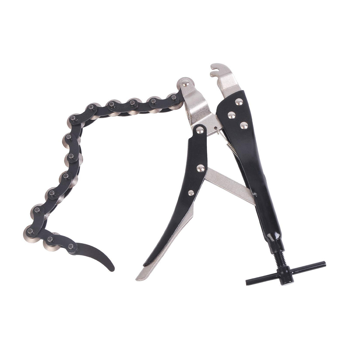 WINMAX Tools Exhaust Pipe Cutter with multi-wheel grip for precise pipe clamping