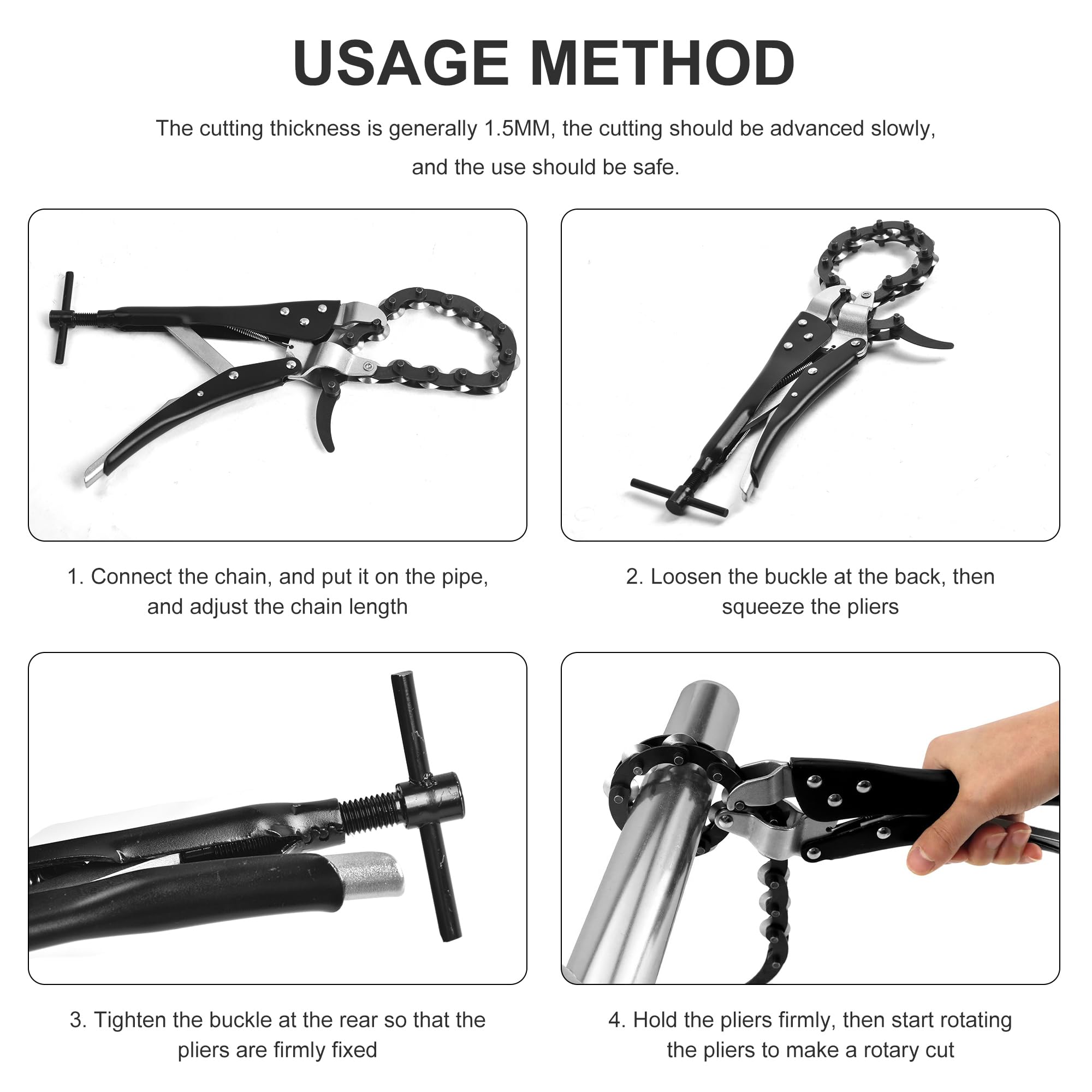 WINMAX Tools pliers head crafted from special steel for durability
