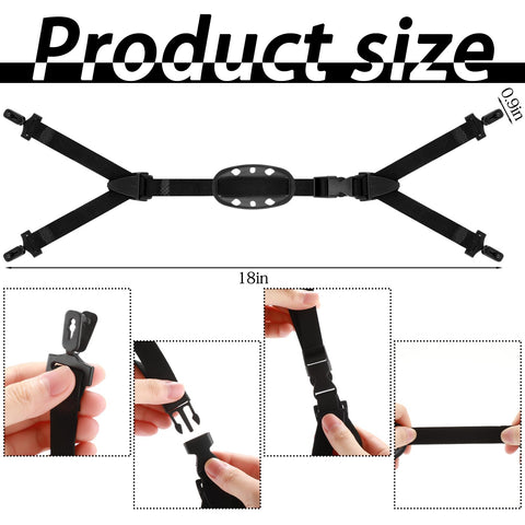 WinnerWhy elastic chin strap shows an 18-inch length for versatile head fit.