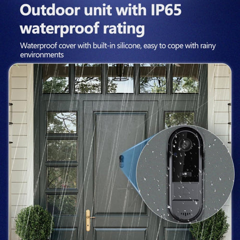 Winnes doorbell camera 170-degree wide angle captures doorway area