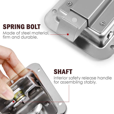WINOMO lock face with mirror-polished finish showing rust resistance
